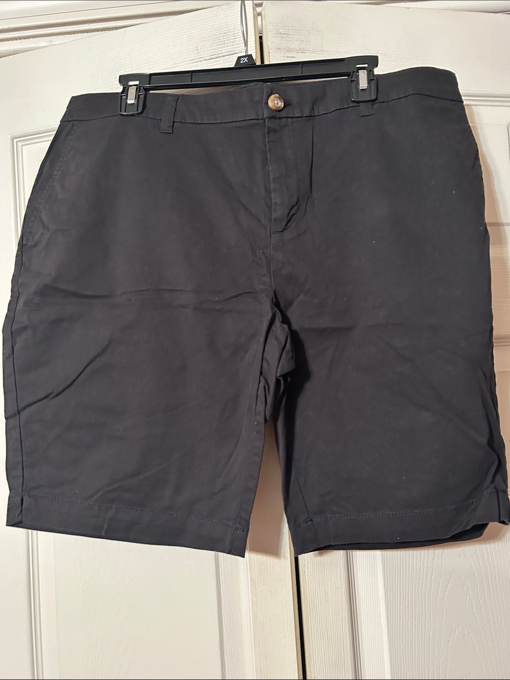 Faded Glory sz 18 Women’s Black Classic Cotton Shorts